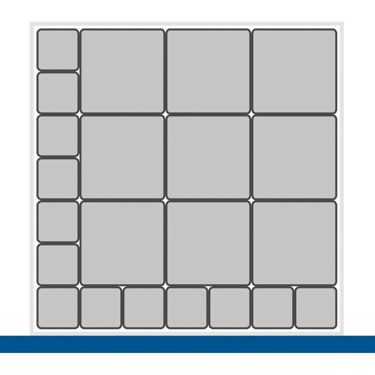 Bott Cubio Bakasortiment 65x65 skuffe