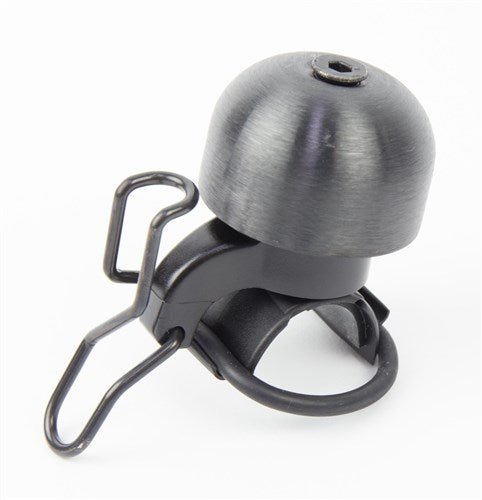 Qibbel widek paperclip bel xxl nieuwzilver pvd zwart all black op kaart