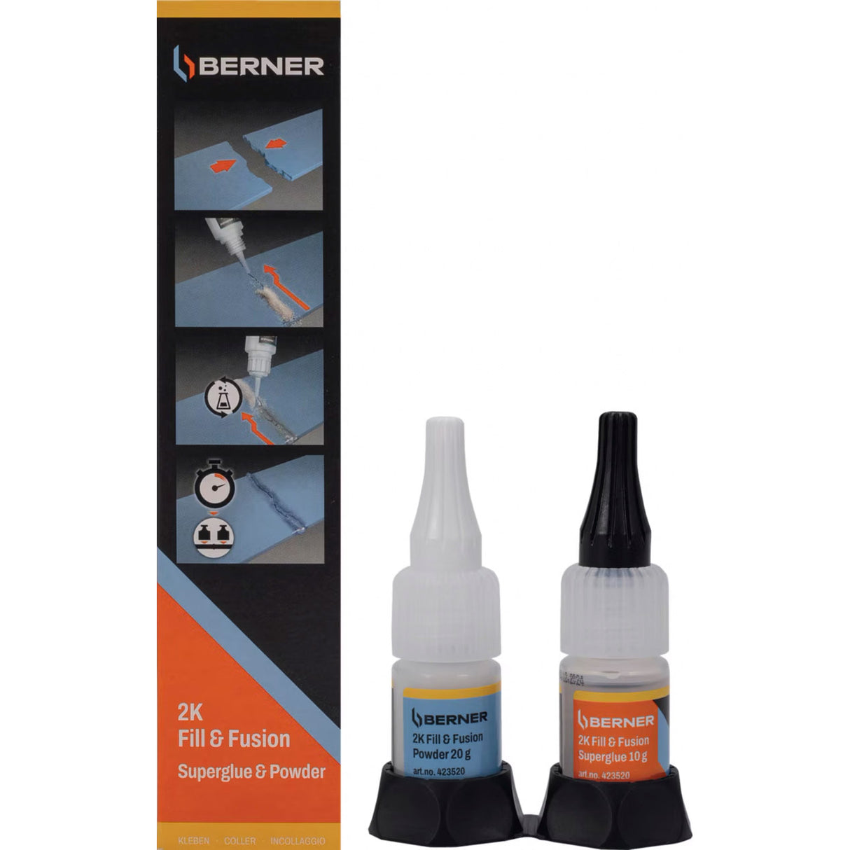 Cema Berner 2-Komponenten-Kleber-Superkleber 2k Fill Fusion 10g