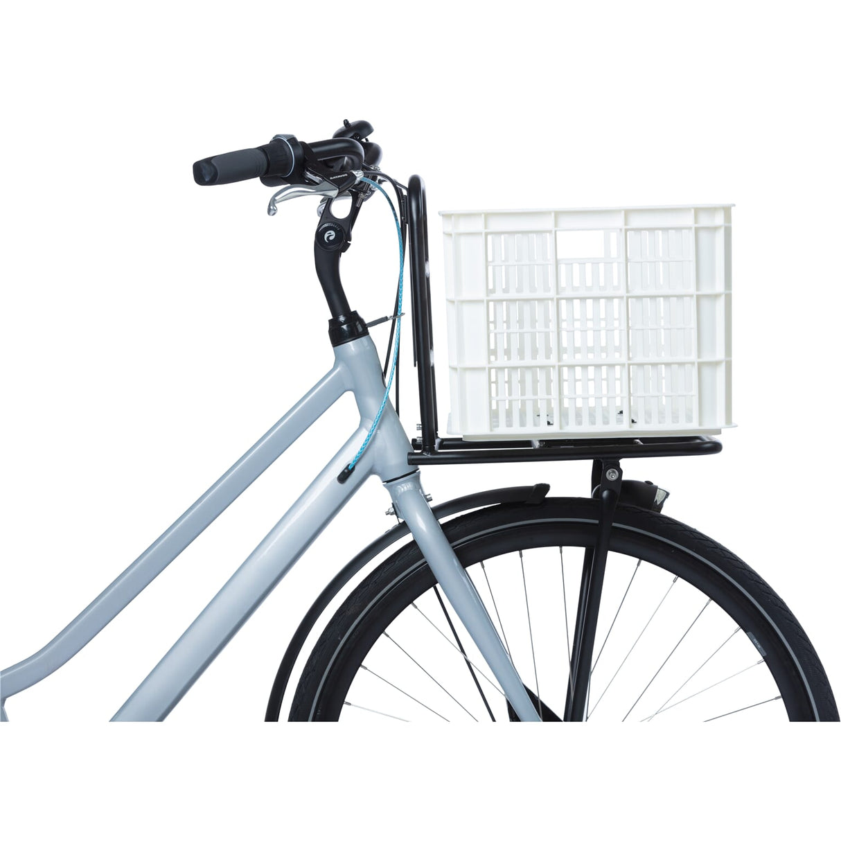 Basil bicycle crate L large 40 liters white