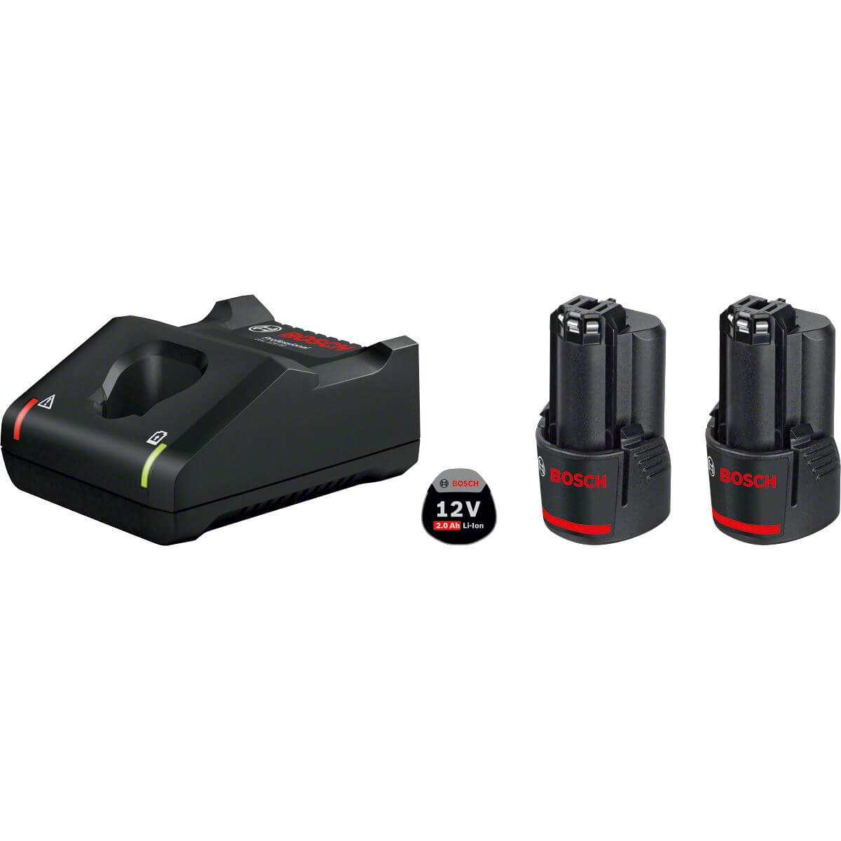 Bosch Prof StartSet 12V 2 Accus 2.0 AH e Caricatore