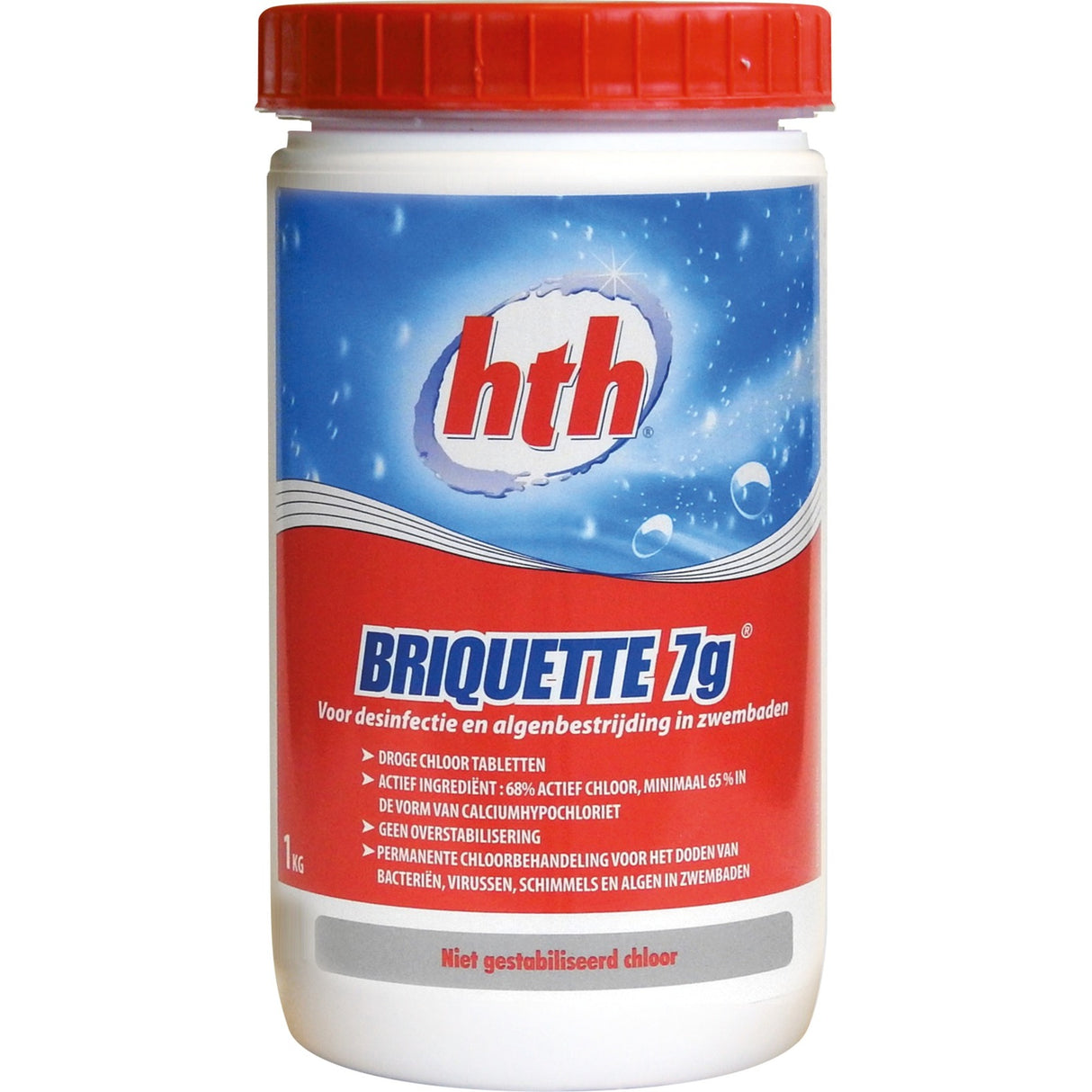 BSI Half -fast -working chlorine Briquette 7G, 1 kg