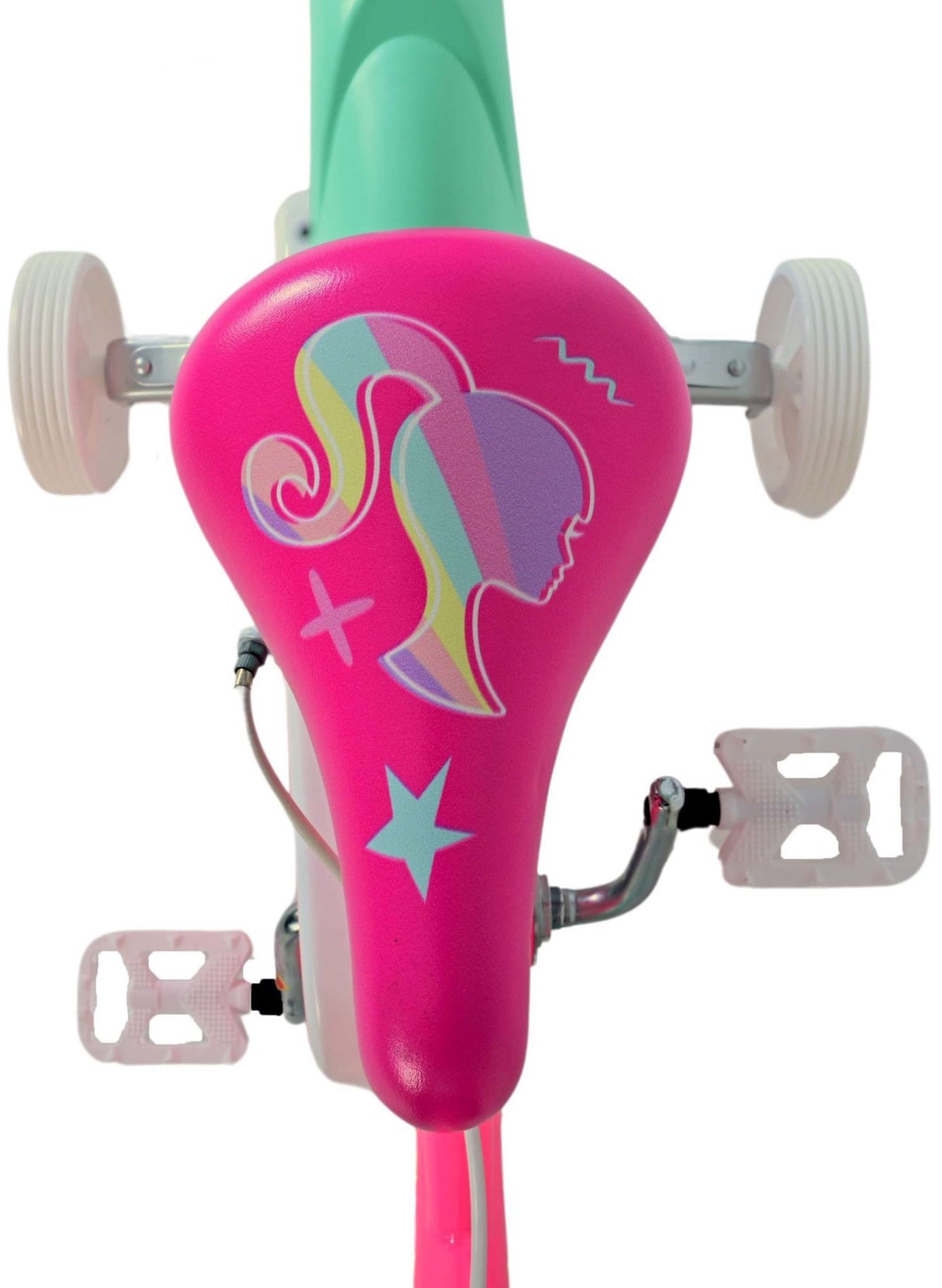 Barbie Children's Bicycle - Girls - 12 Inch - Pink - To håndbremser