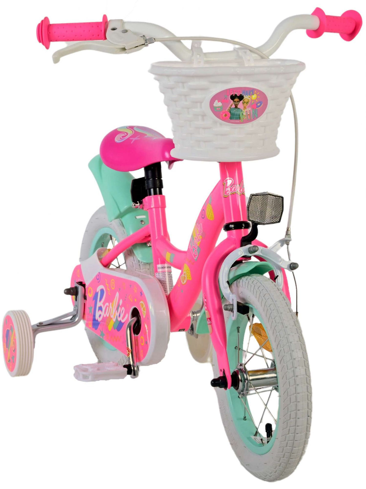 Barbie Bicycle para niños - niñas - 12 pulgadas - rosa