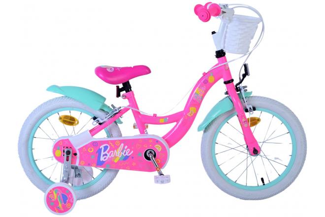 Barbie Children's Bicycle - Girls - 16 tommer - Pink - To håndbremser