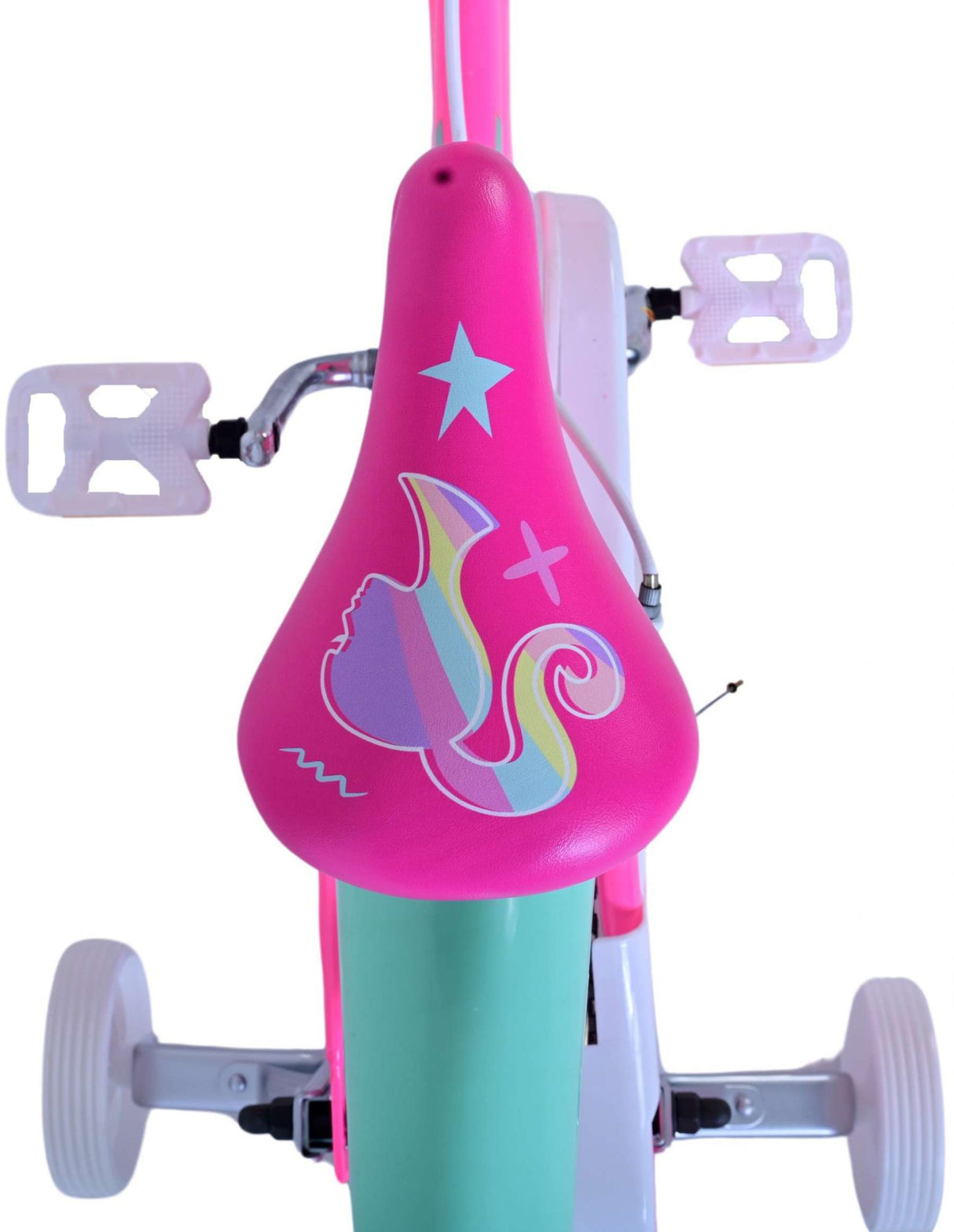 Barbie Children's Bicycle - Girls - 16 tommer - Pink - To håndbremser