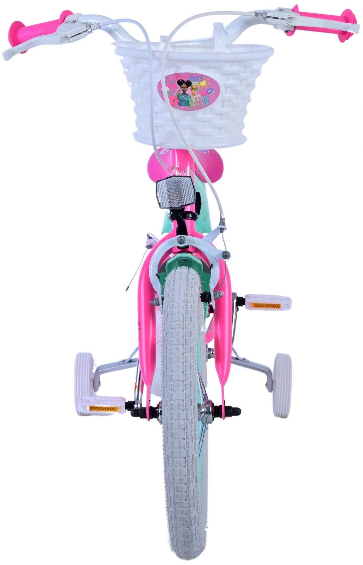 Barbie Children's Bicycle - Girls - 16 tommer - Pink - To håndbremser