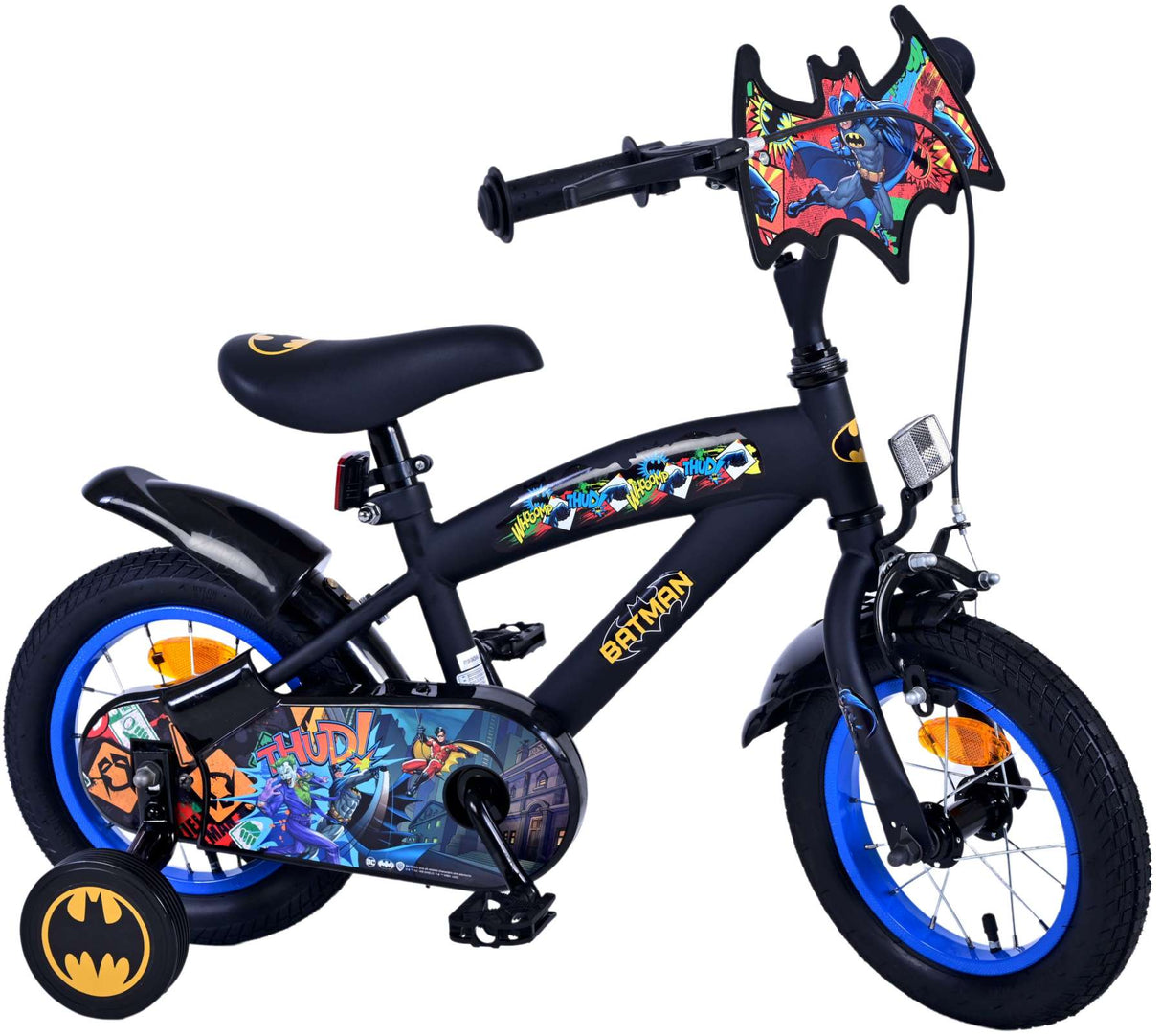 Batman Børnecykeldrenge 12 tommer sort