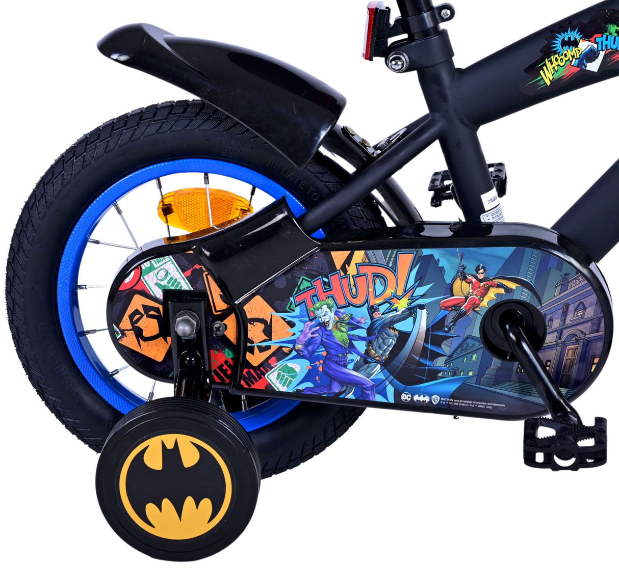 Batman Børnecykeldrenge 12 tommer sort