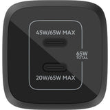 Belkin Boostcharge Pro 2-Poort USB-C GAN wall loader with P