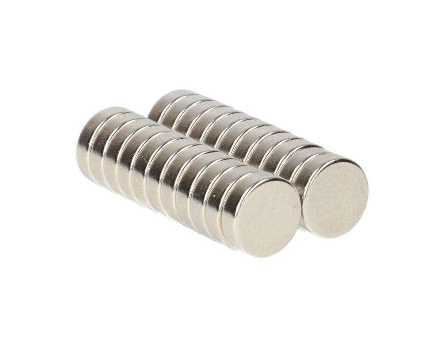 Gemme Topper Block Magnets - 10 mm x 3mm - N48 - 20st.