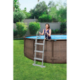 Bestway Pilm Bazen Steel Pro Max Set Around Rattan 366