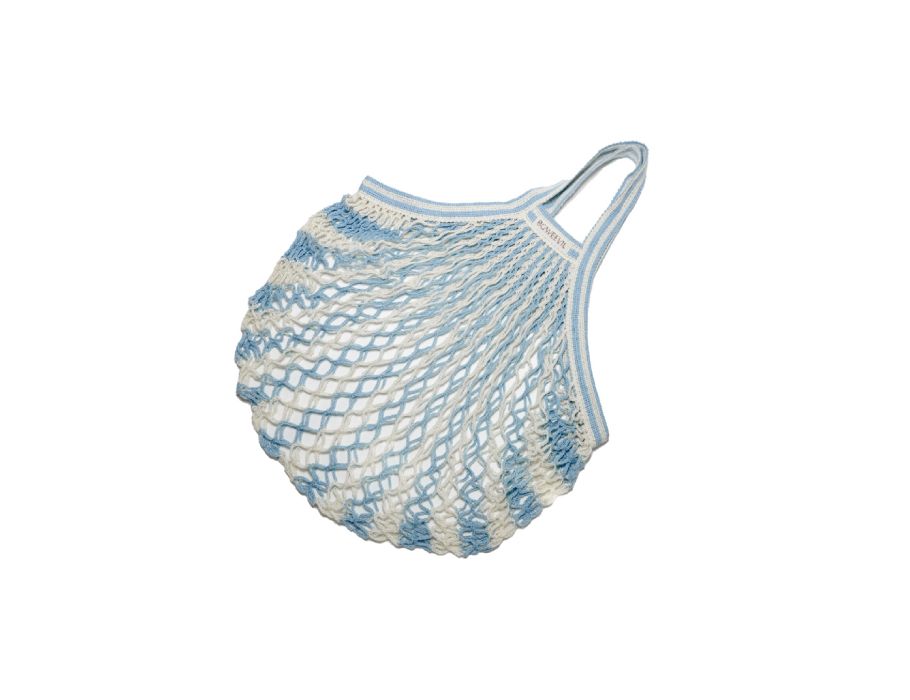 Bowevil Nettas Hengsels Bianco di cotone biologico blu bio