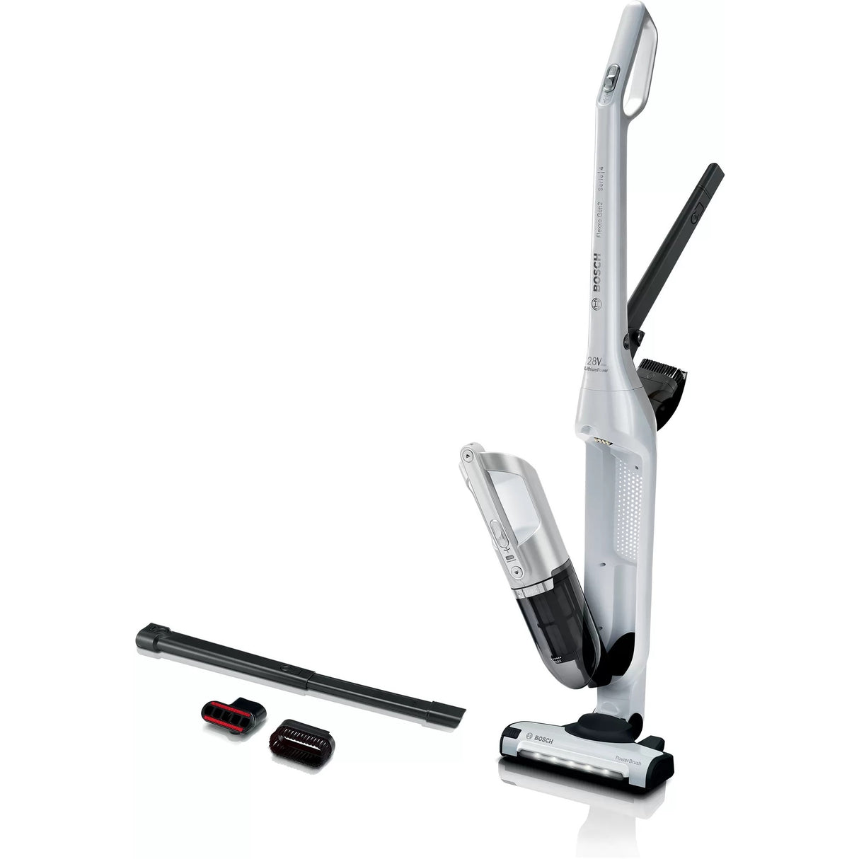 Bezdrátový ocelový vysavač Bosch 4 Cleaner Flexxo Gen2 28VM