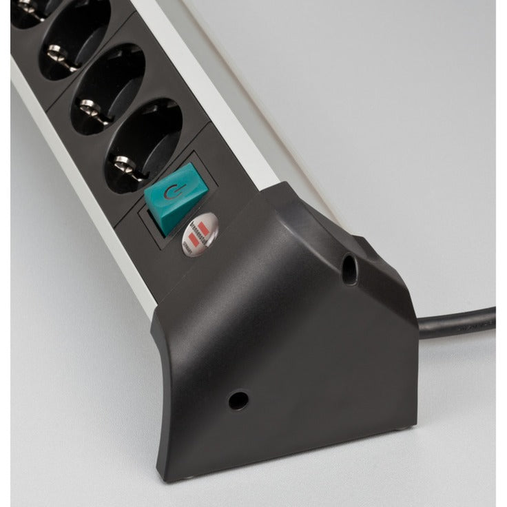 Brennenstuhl alu-office-line-uttag med USB-lastningsfunktion 4-