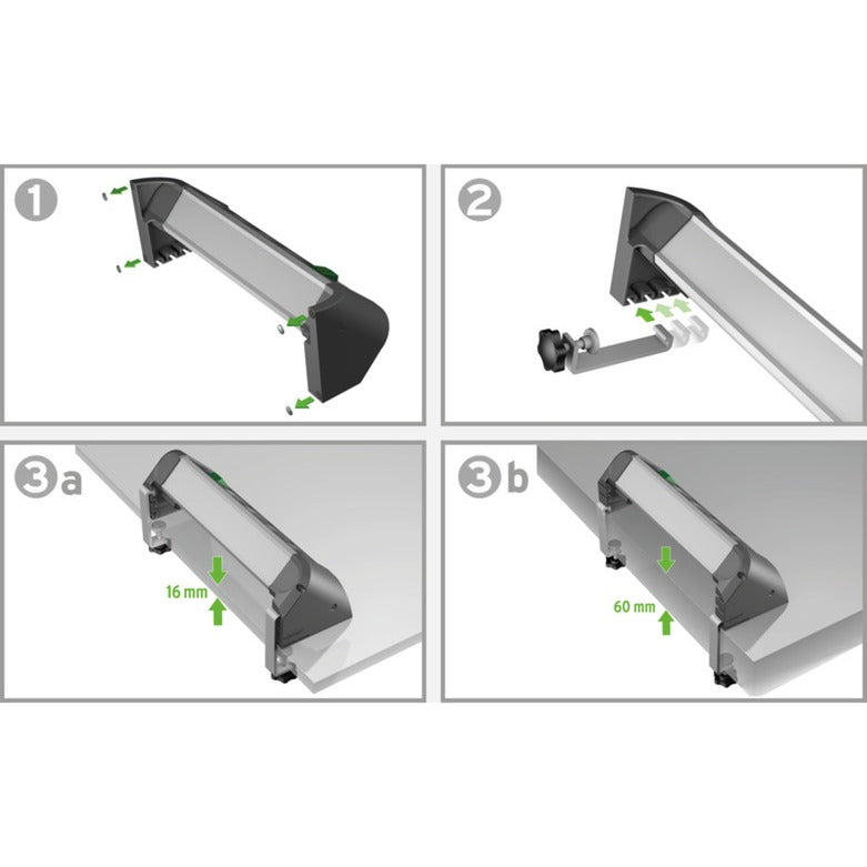 Brennenstuhl alu-office-line-uttag med USB-lastningsfunktion 4-