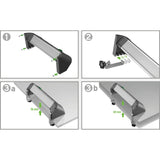 Brennenstuhl alu-office-line-uttag med USB-lastningsfunktion 4-