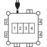 Brenenstuhl kompakt Gummi aktuelle Distributeur BSV 3 Fi 16 IP4