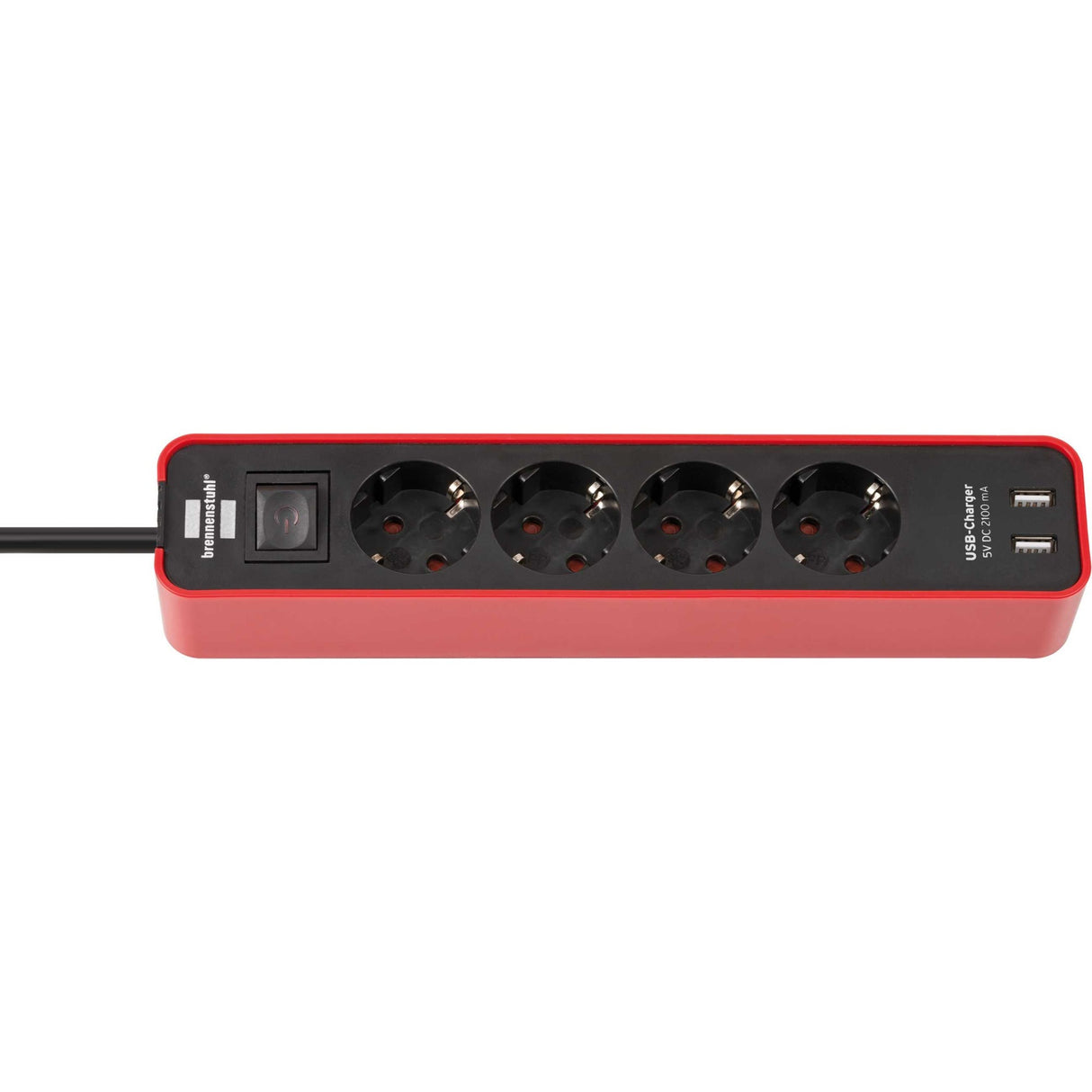 Brennenstuhl Ecolor socket 4-fold + 2x USB
