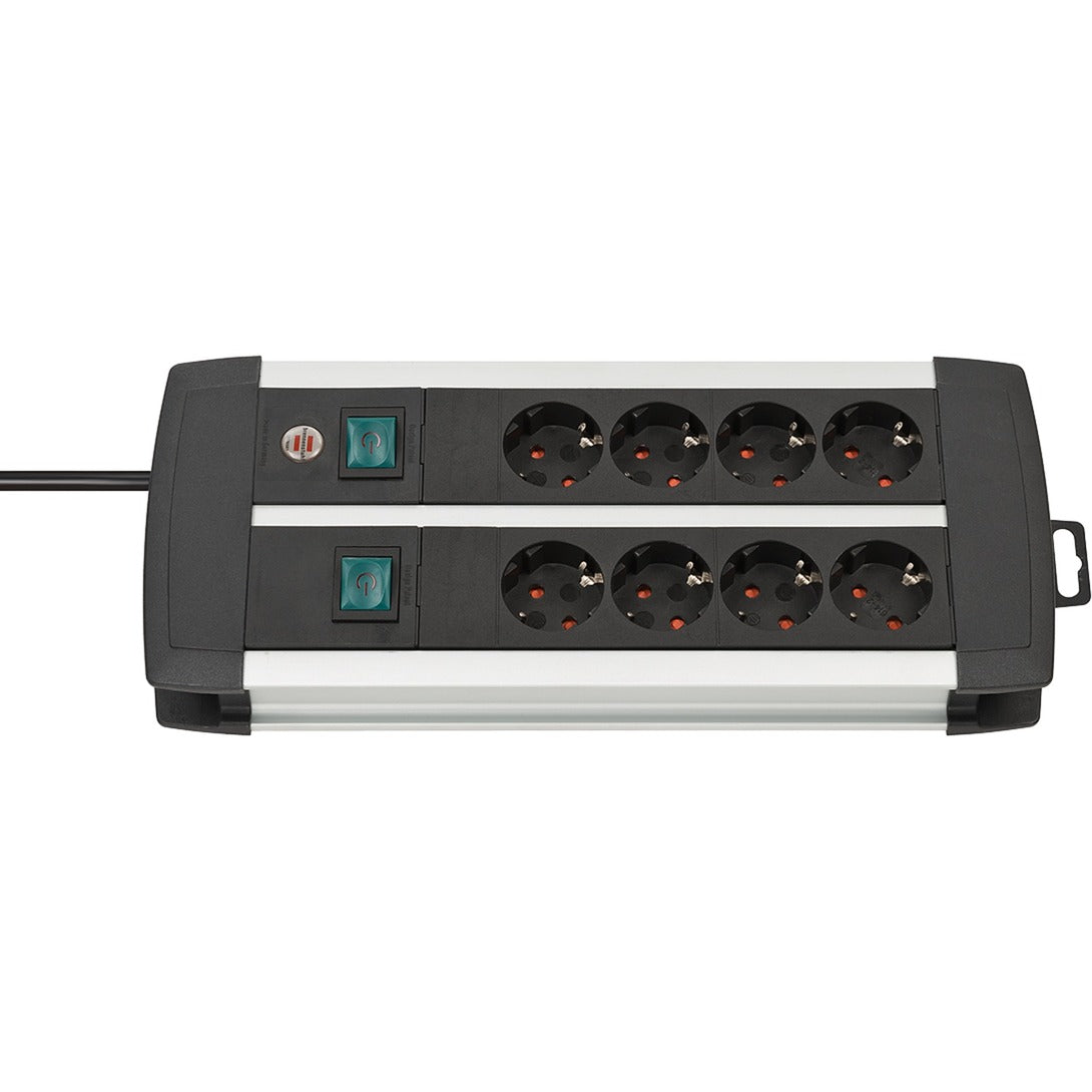 Brennenstuhl Premium-alu-Line socket 8-time