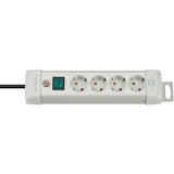 Brennenstuhl premium-linje 4-faldig uttag med switch 1