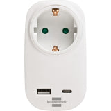 Adaptateur de plug Brennenstuhl avec livraison USB C pour SNEL