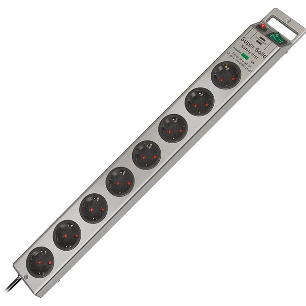Brennenstuhl Super-Solid 13500A +Surge Ochrona 8x