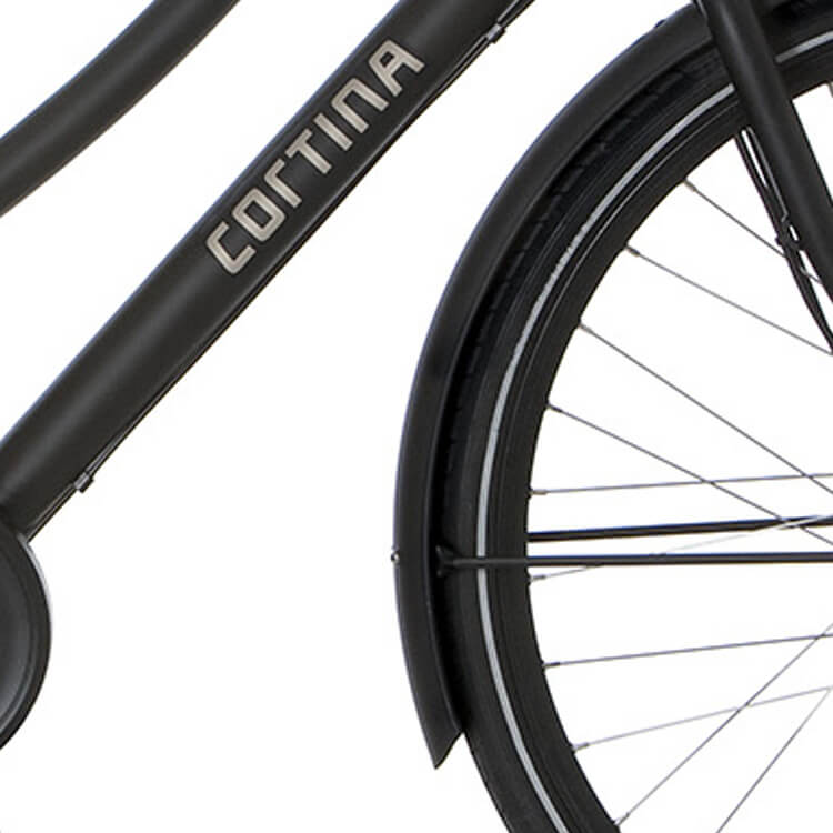 Cortina fender for 28 U1 e-U1 Black Matt