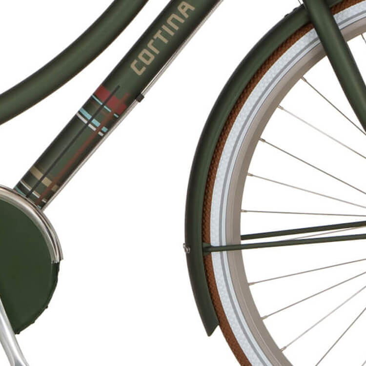 Cortina fender for 28 U4 Hunter Green Matt