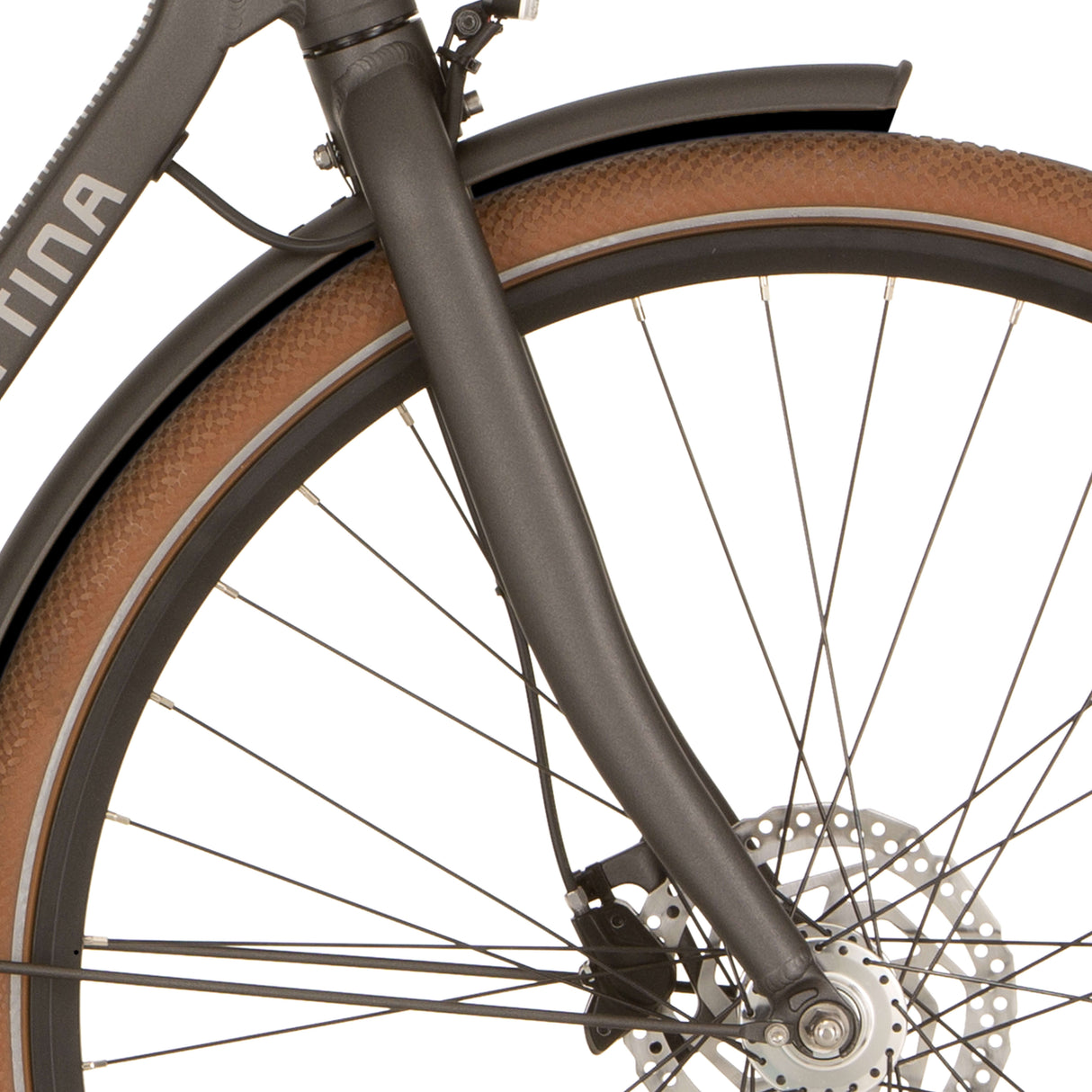 Cortina Fork E-FOSS mm Iron Black Matt