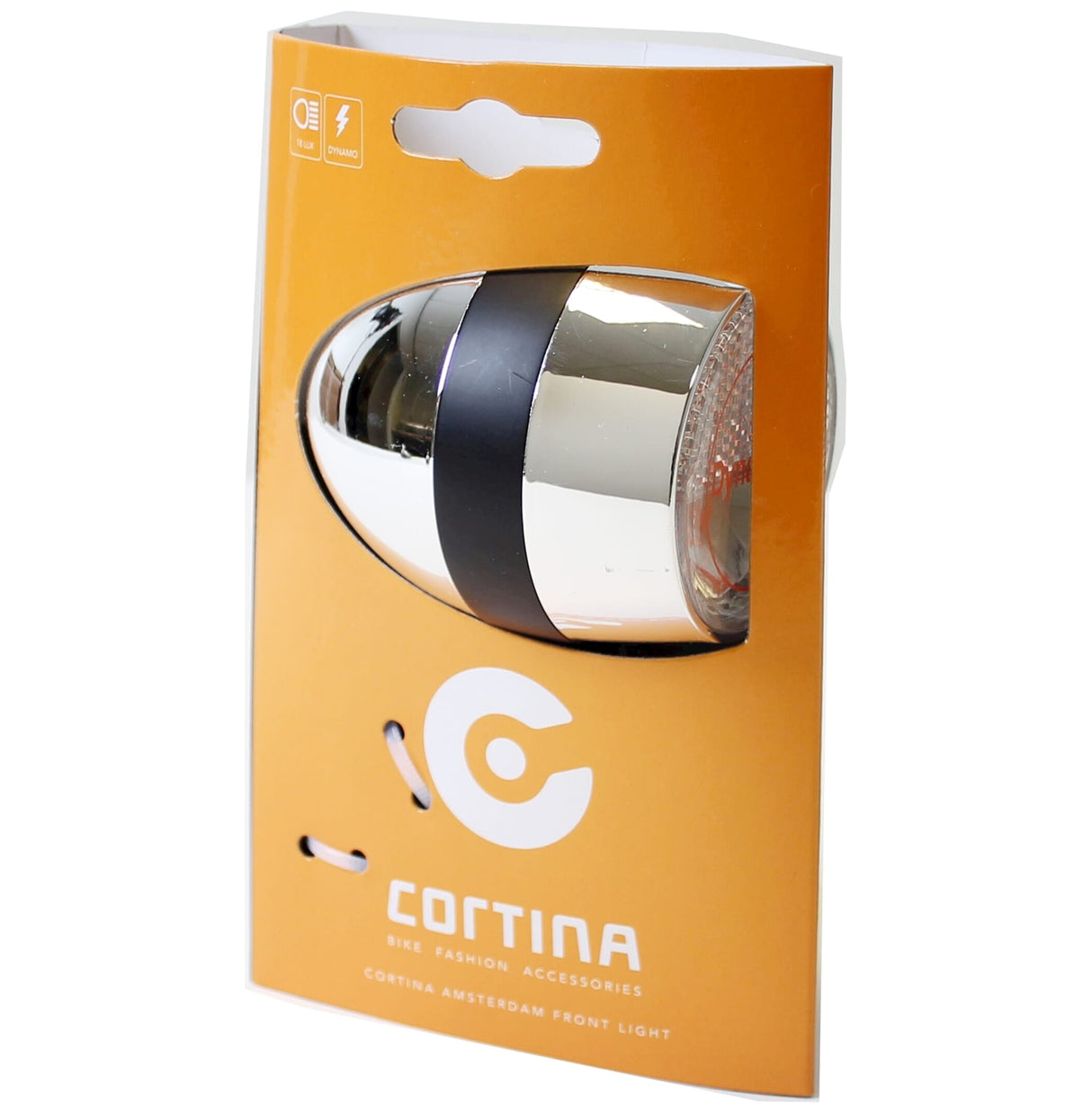 Cortina frontlys Amsterdam Dynamo Chrome Black