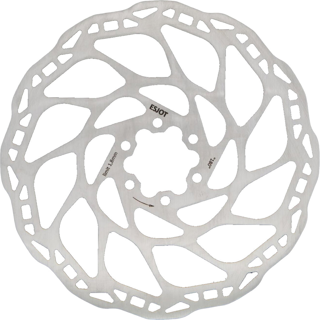 Esjot Brake Disc los 180mm vč 6 šroubů