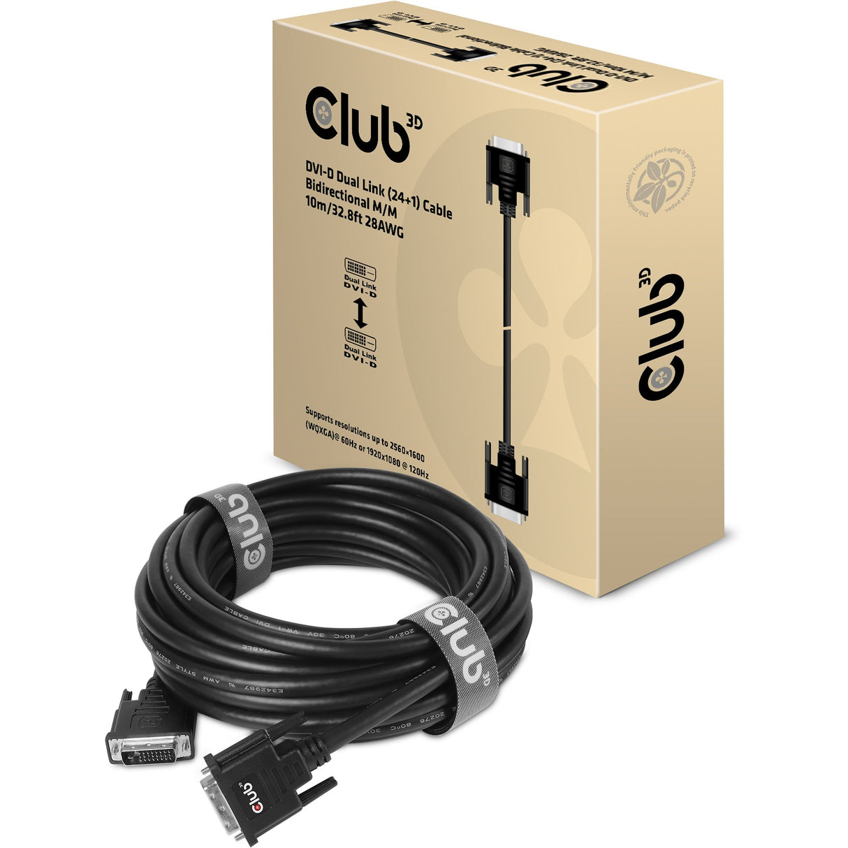 Club 3D DVI-D Dual Enlace (24+1) Cable