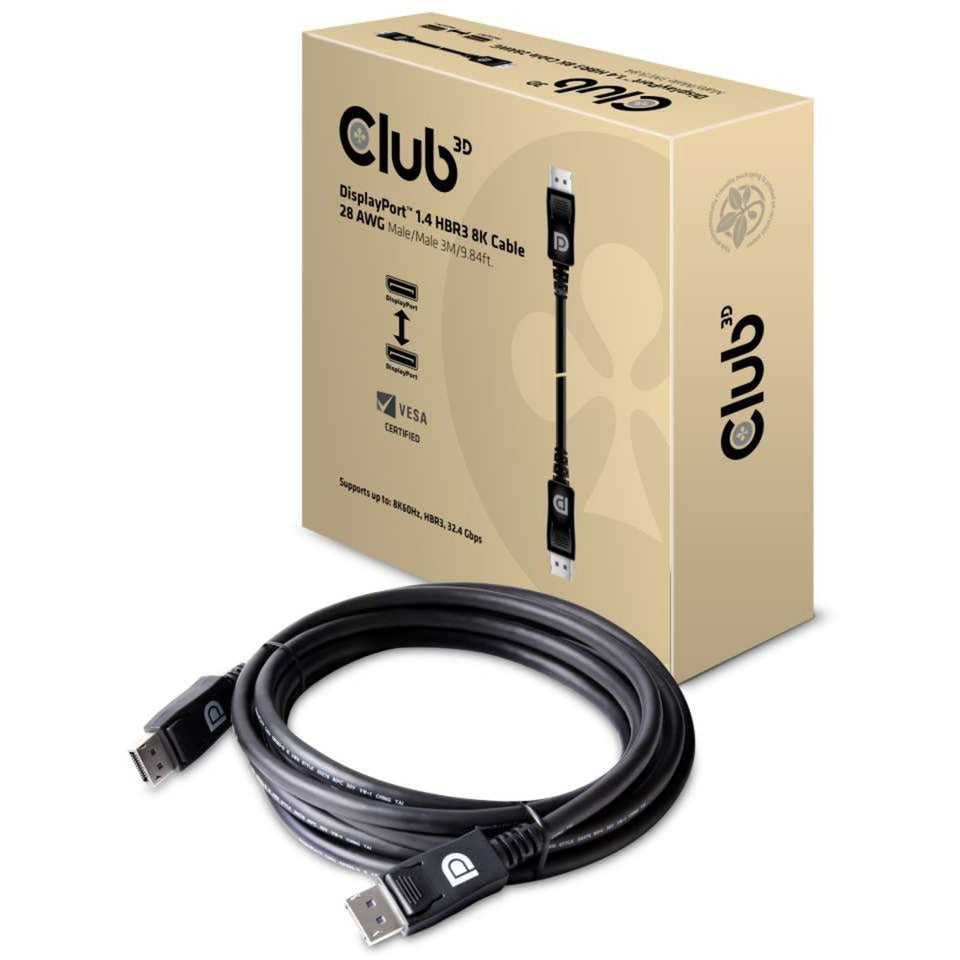 Club 3D DisplayPort 1.4 HBR3 8K Cavo