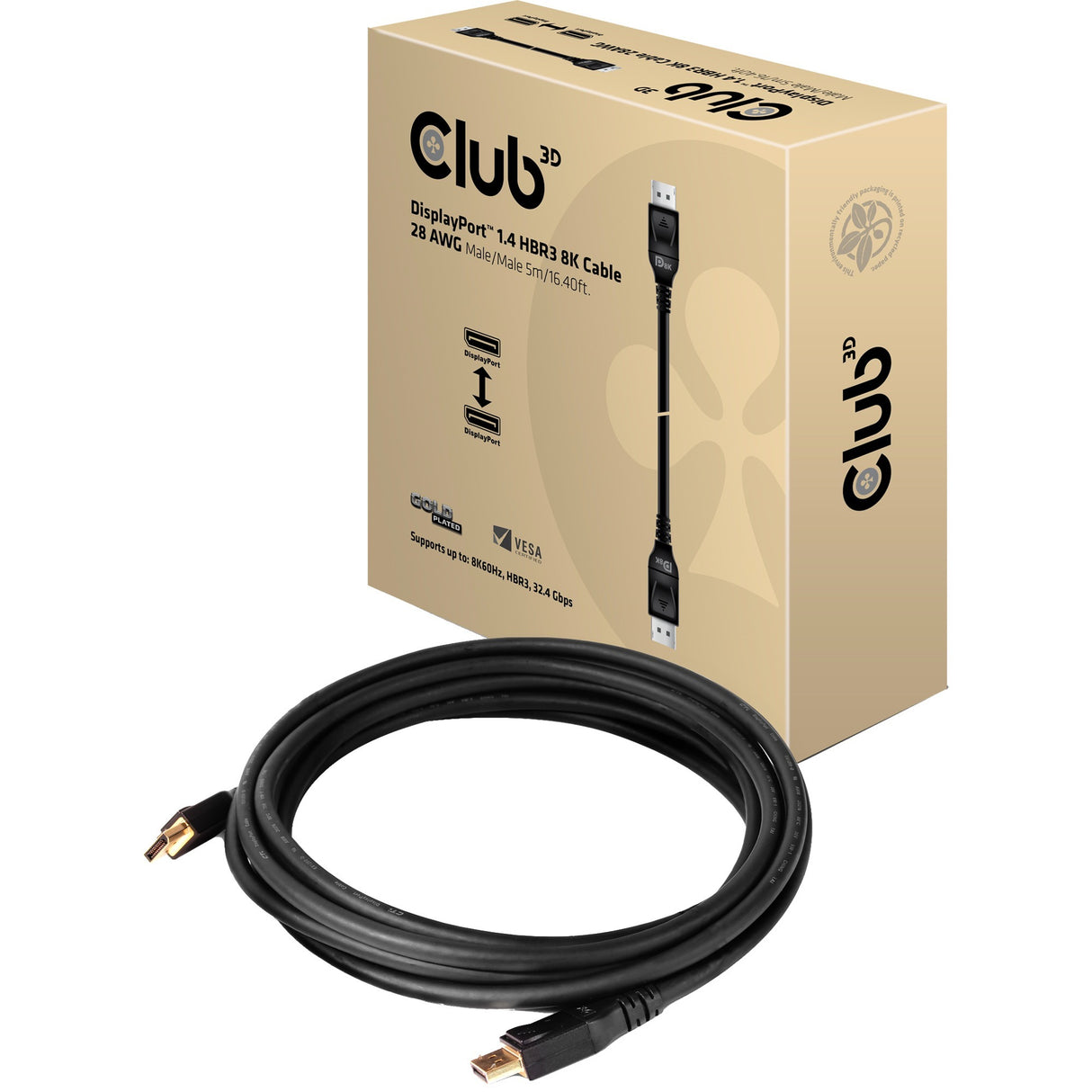Club 3D DisplayPort 1.4 HBR3
