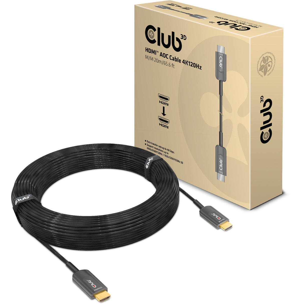 Club 3D Héichgeschwindeg HDMI AOC