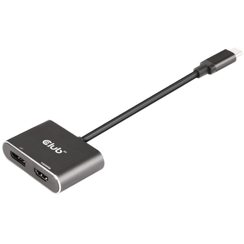 Club 3D MST HUB USB3.2 Gen2 Typ-C (DP Alt-Modus) fir ze weisen