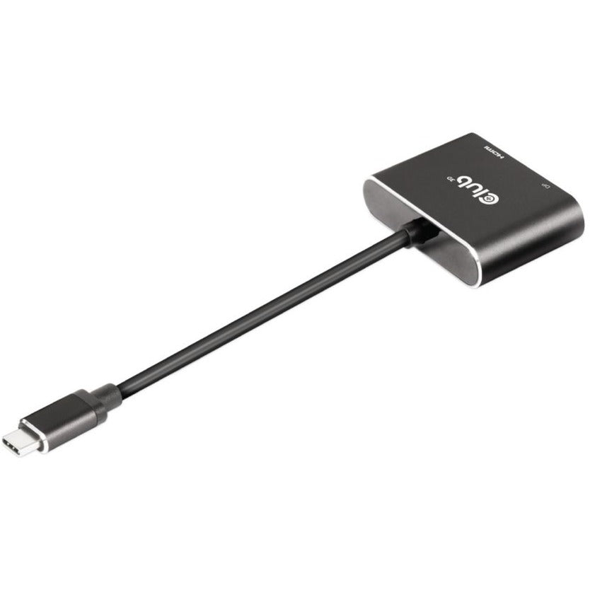 Club 3D MST HUB USB3.2 Gen2 Typ-C (DP Alt-Modus) fir ze weisen