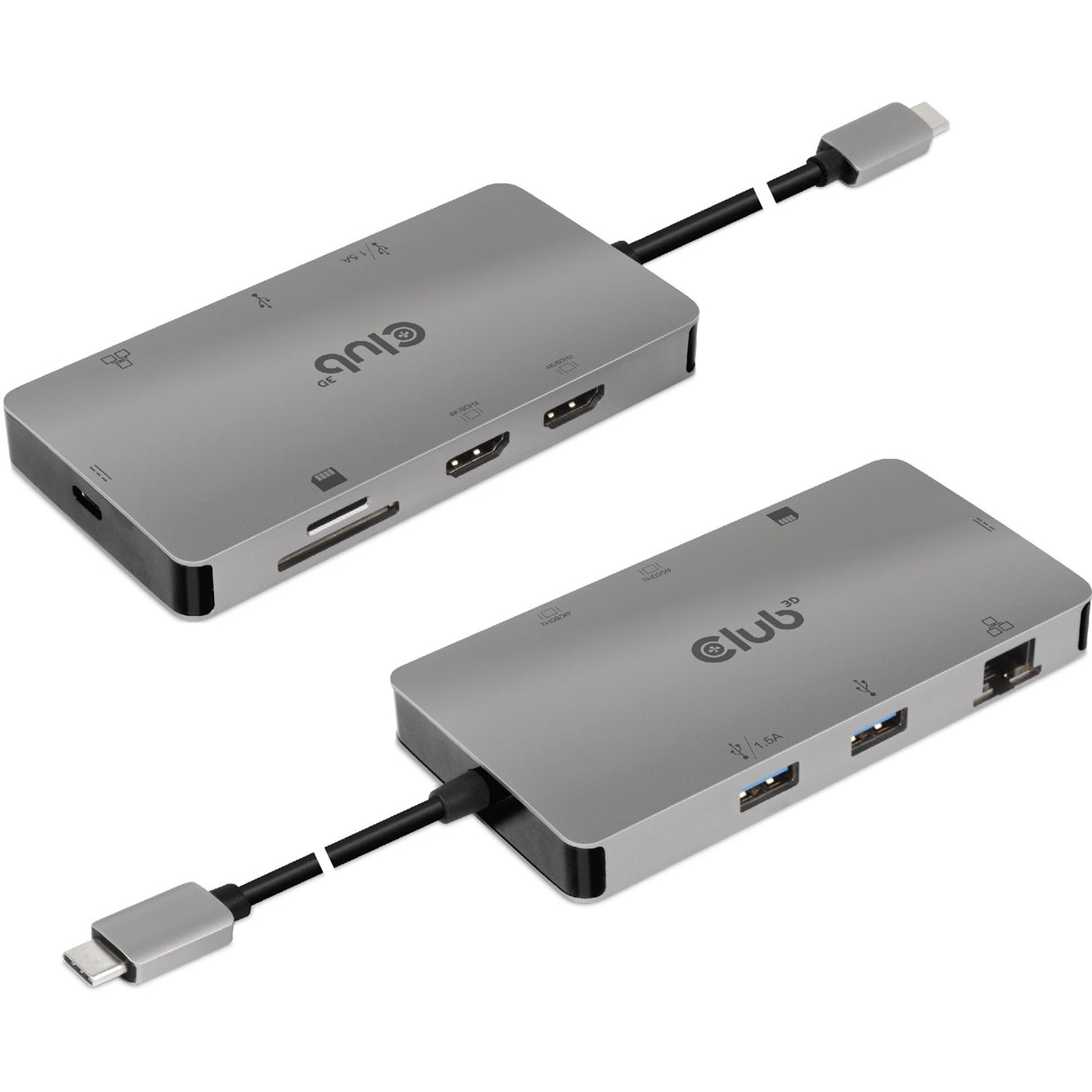 Club 3D USB 3.2 Gen1 Typ-C 8-in-1 Hub