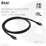 CLUB 3D USB-C 80GBPS CERTIFIRED 240W 8K 240Hz