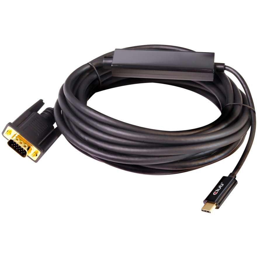 Club 3D USB Tipo C Cable activo VGA