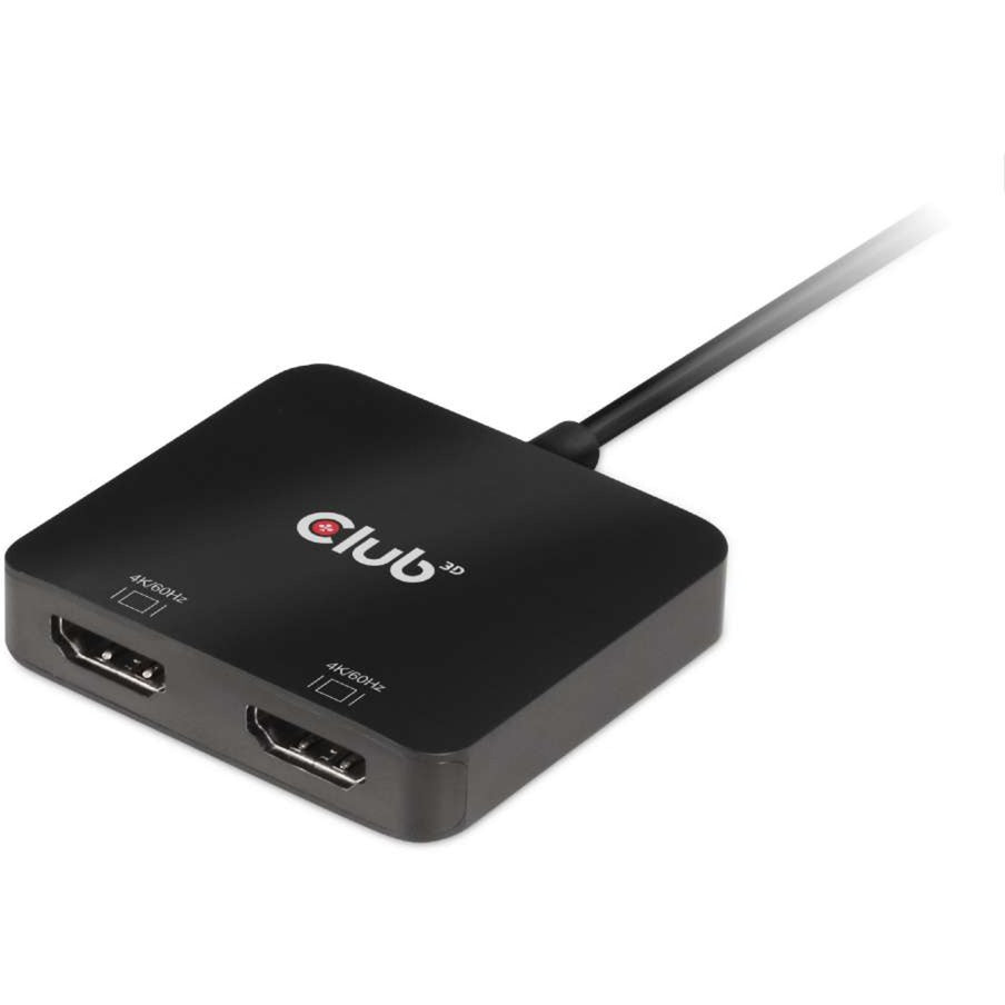 Club 3D USB-C (männlich) zu Dual HDMI (weiblich) 4K 60 Hz Mst H.