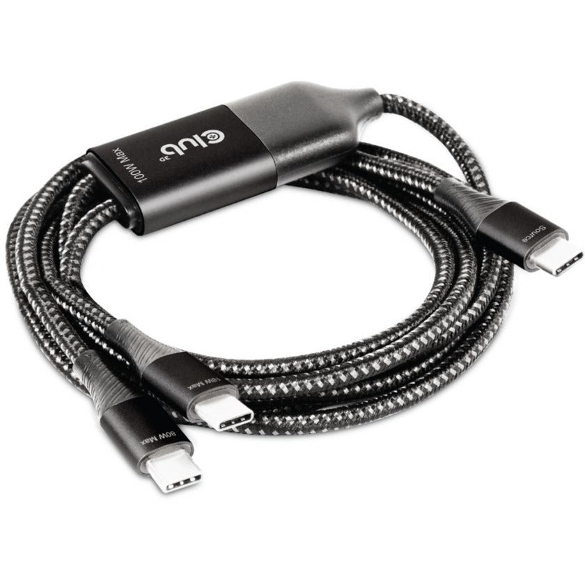 Club 3D USB Typ-C, Y Ladekabel zu 2x USB Typ-C