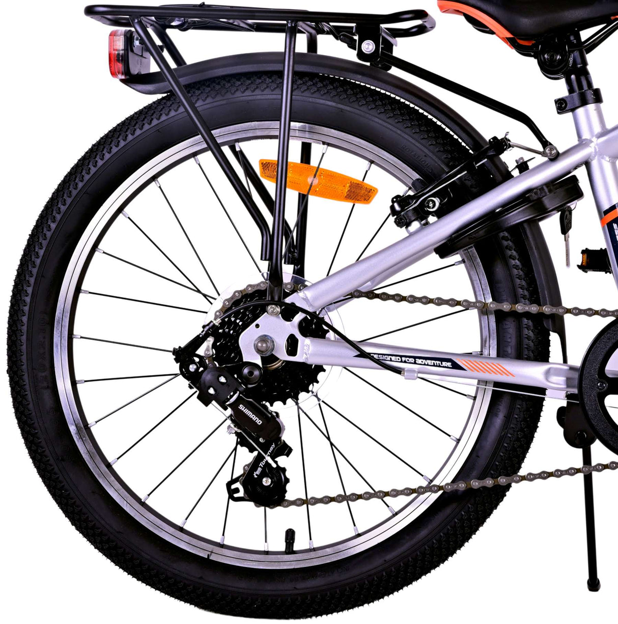 Volare Cross Children's Bicycle - Jungen - 20 Zoll - Silber - 6 Zahnräder