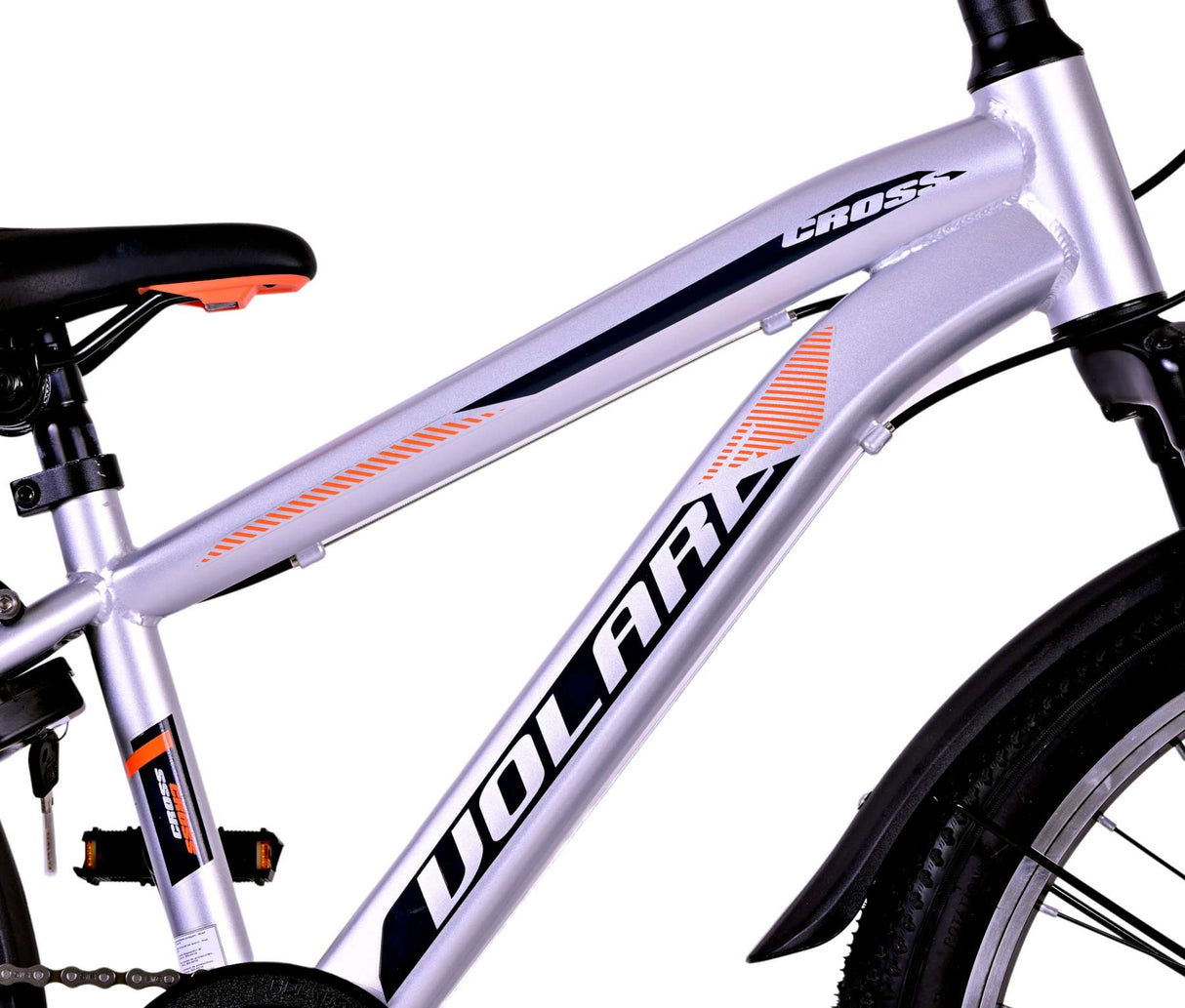 Volare Cross Children's Bicycle - Jungen - 20 Zoll - Silber - 6 Zahnräder
