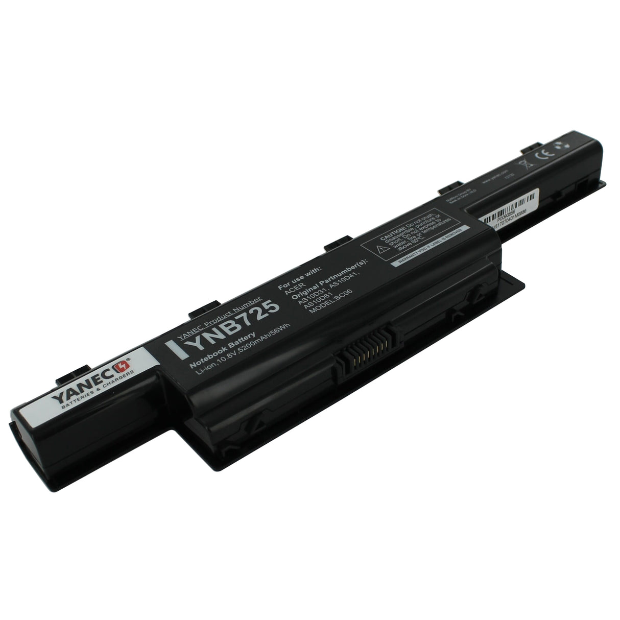 Batterie d'ordinateur portable Yanec 5200mAh