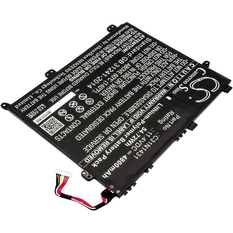 Batterie d'ordinateur portable de remplacement 4800mAh