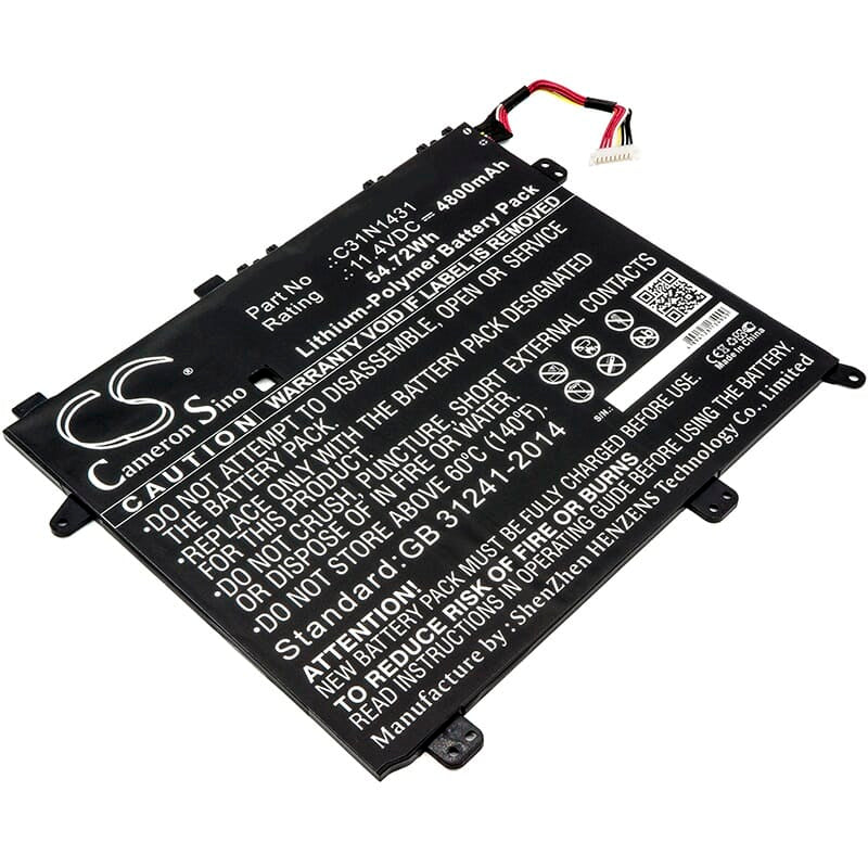 Batterie d'ordinateur portable de remplacement 4800mAh