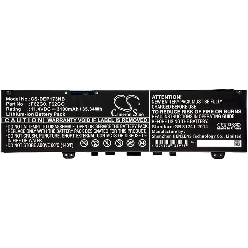 Replacement laptop accu 3200mah