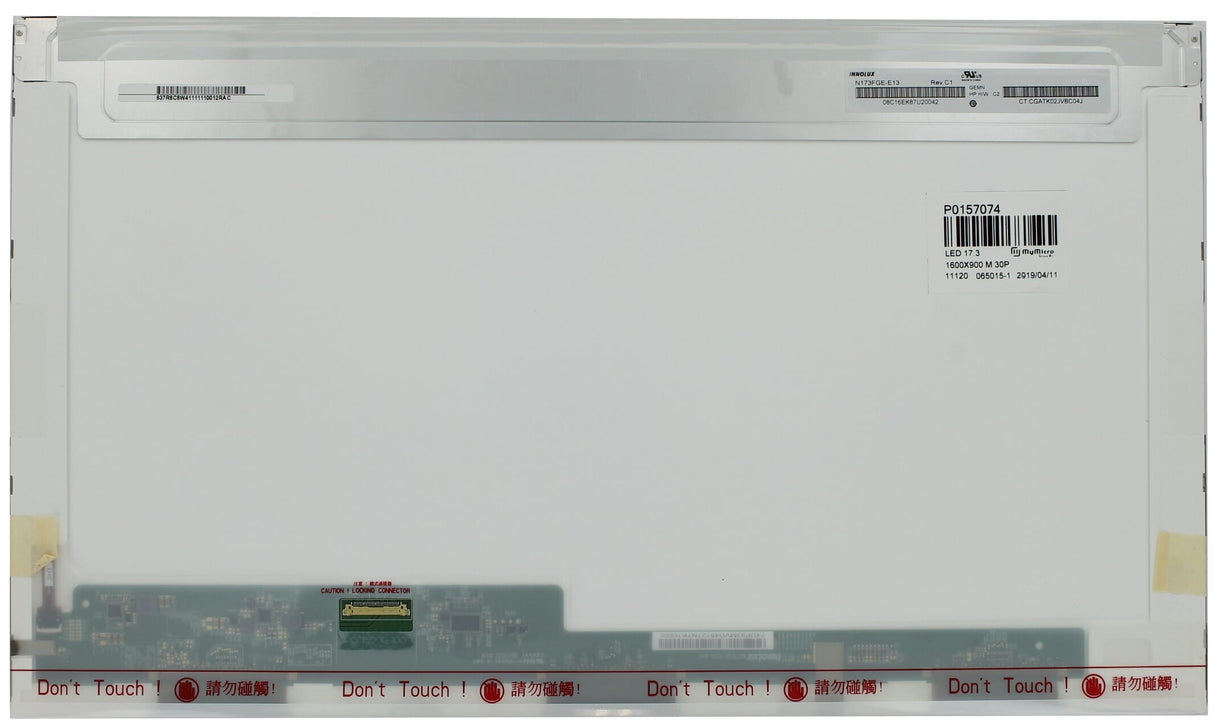 Écran LCD OEM 17,3 pouces 1600x900 MAT 30pin EDP